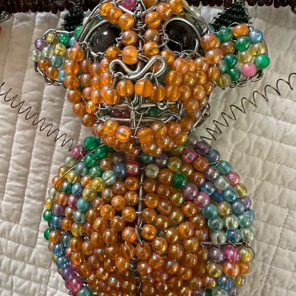 Art Funky Monkey Beaded Wire Wrapped Decor Tropical - Picture 3 of 10